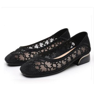 ✨Pantofi de vară cu talpă moale cu ochiuri de plasă florale unice